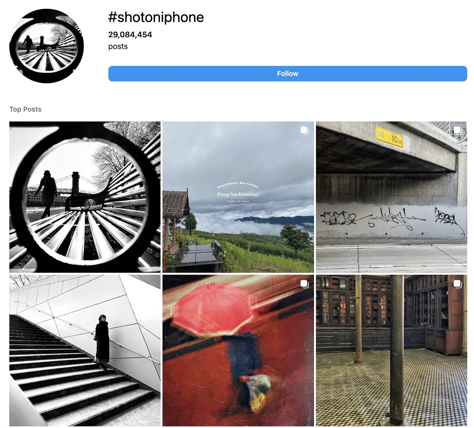 #shotoniphone posts on Instagram page