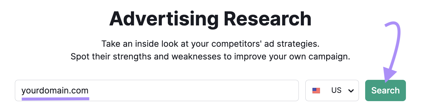 Advertising Research tool