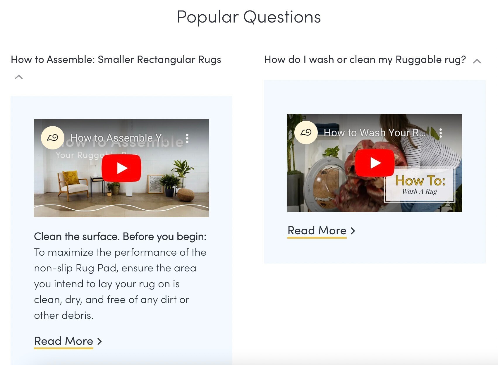 popular questions snippets