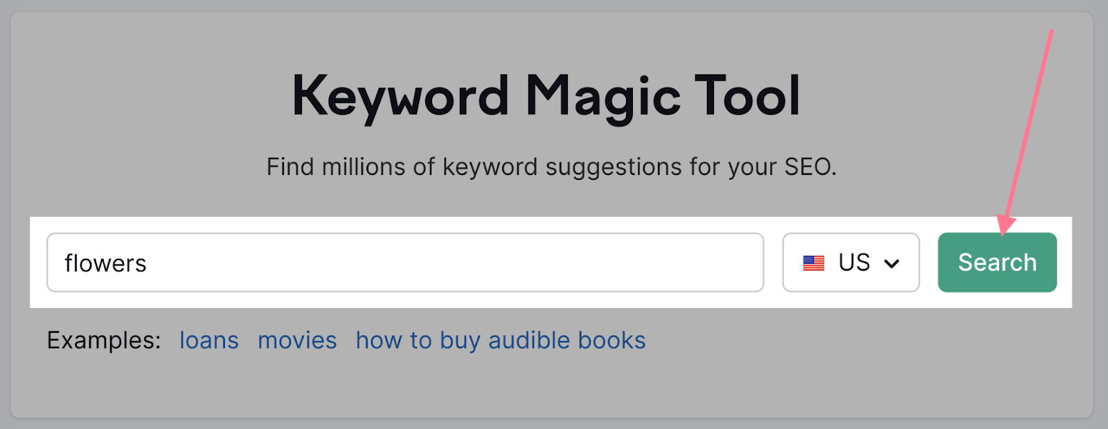 Keyword Magic Tool