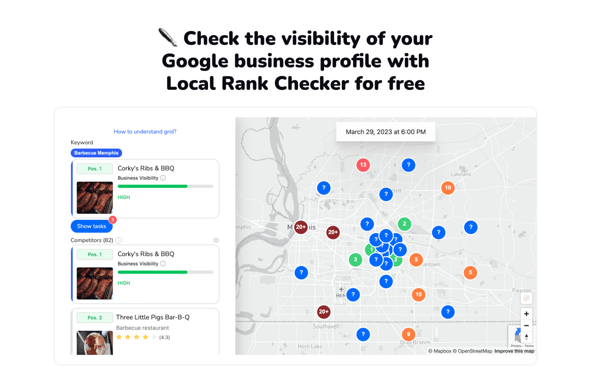 Herramienta Local Rank Checker de Localo