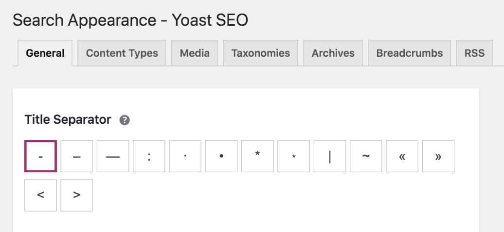 yoast seo serach appearance