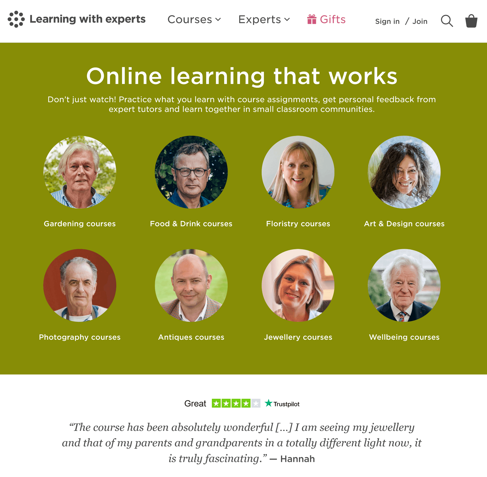 "Learning with Experts" homepage