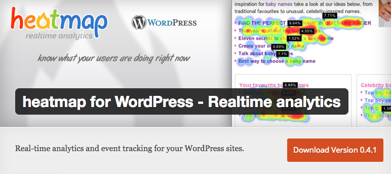 Heatmap for Wordpress per analizzare il comportamento degli utenti su WP