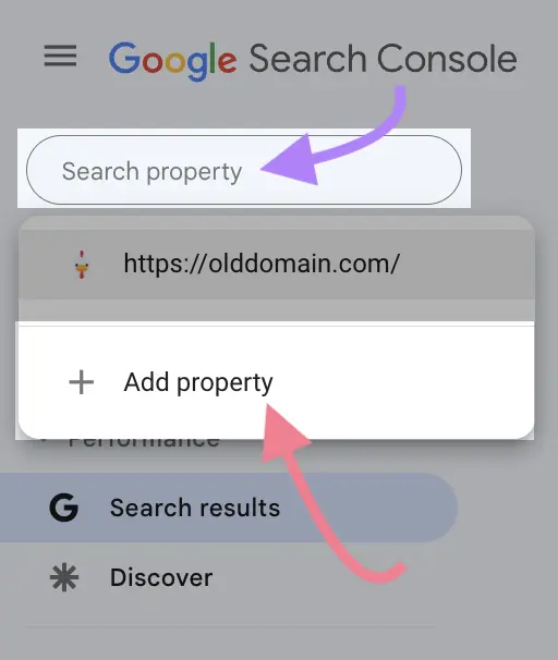 add property highlighted in google search console