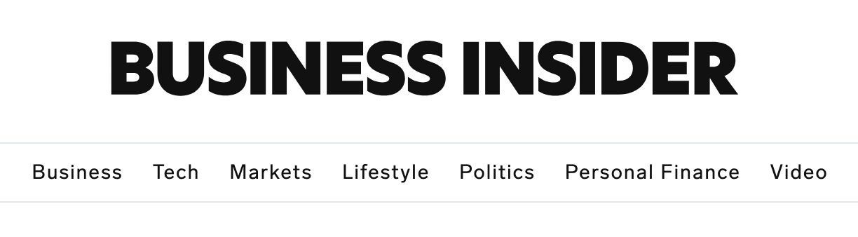 website architecture for a contented  site, Business Insider, organized by antithetic  contented  categories similar  business, tech, etc.