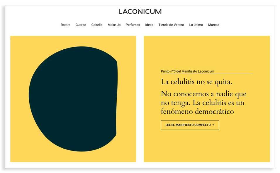 Descripción de producto - Web Laconicum