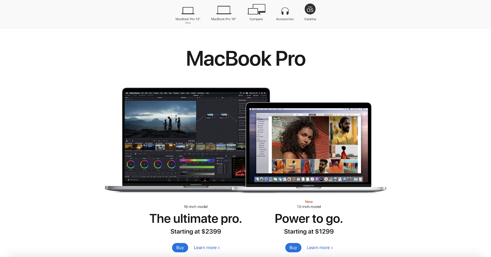 Screenshot: Apple.com