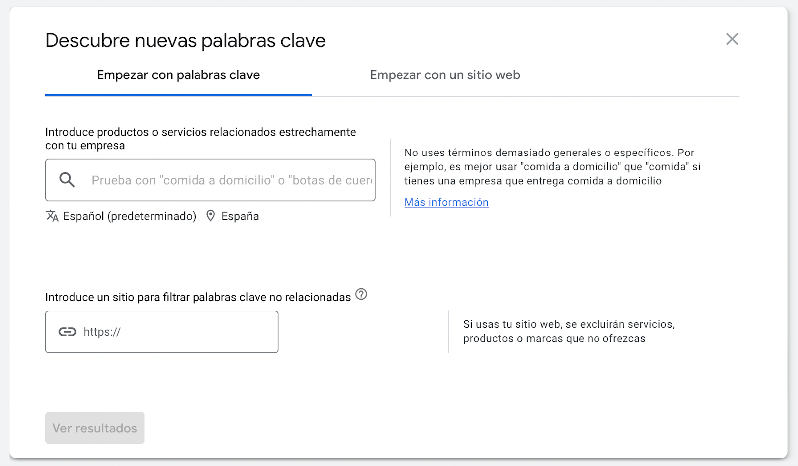 Descubre nuevas palabras clave con GSC