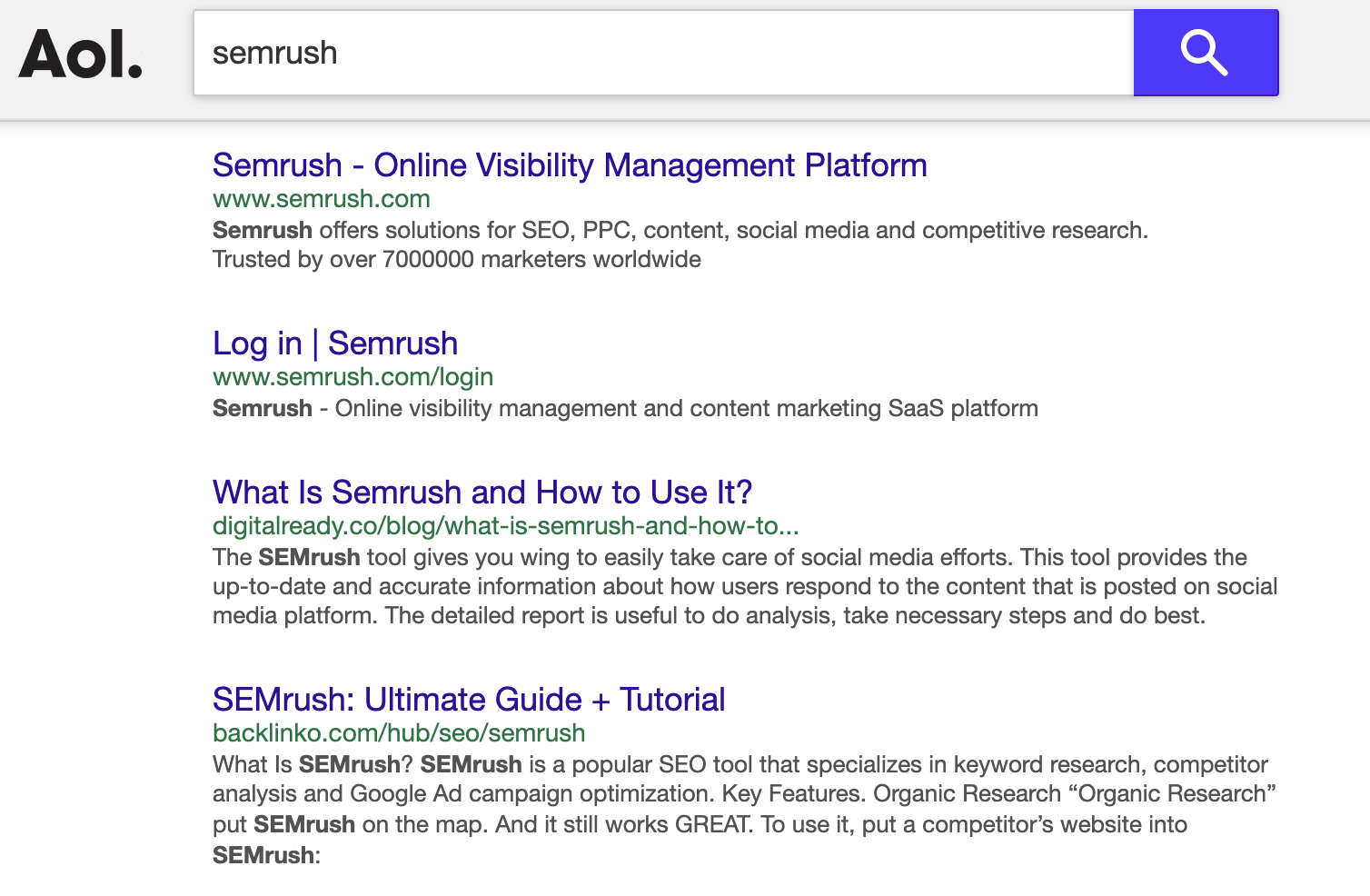 Os 10 principais motores de busca 26 resultado de pesquisa no aol