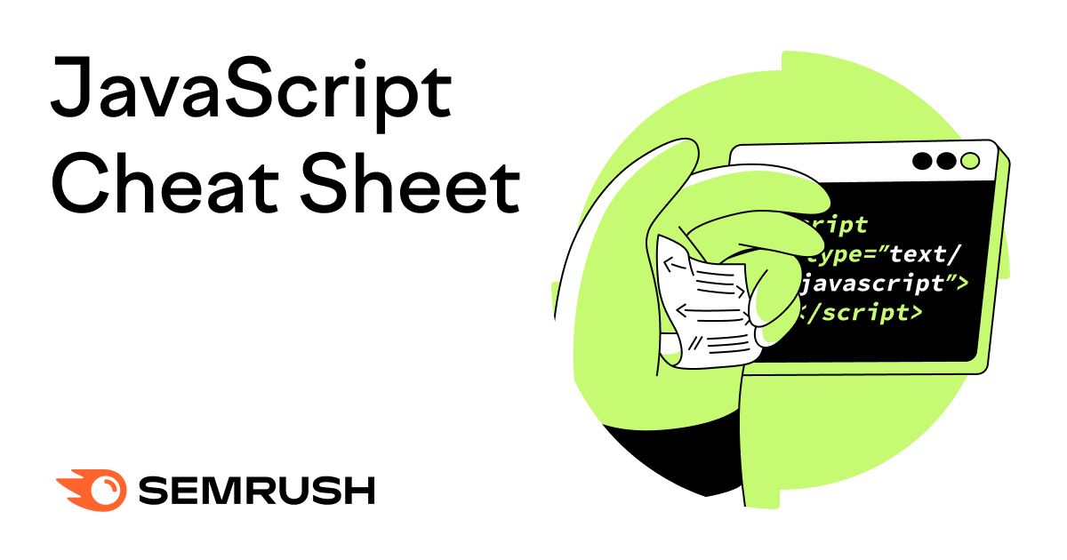 JavaScript Cheat Sheet - A Basic Guide to JavaScript - GeeksforGeeks