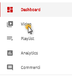 dashboard di youtube studio per tradurre i tuoi Video