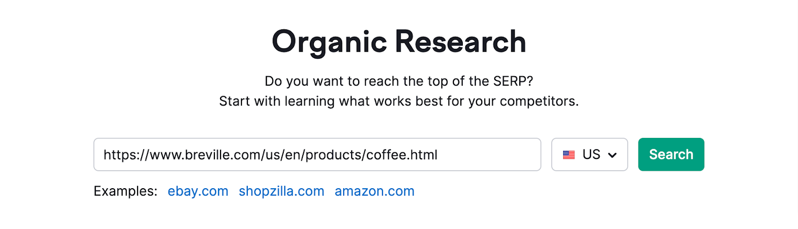 organic research tool