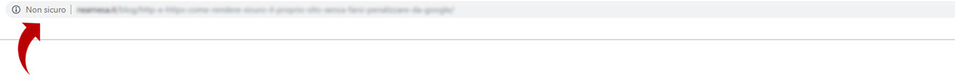 Messaggio di Google di Sito NON Sicuro
