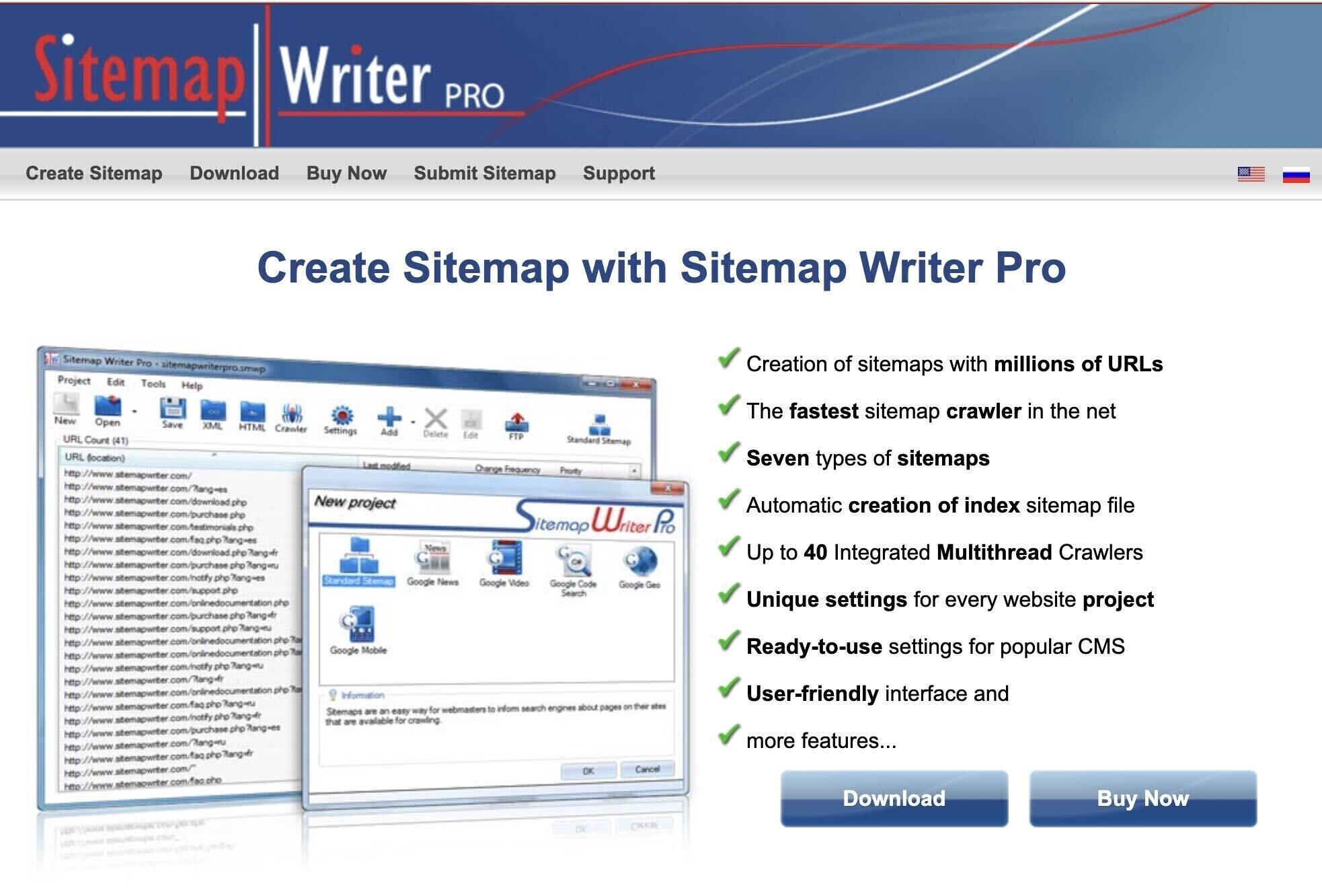sitemap writer pro home page