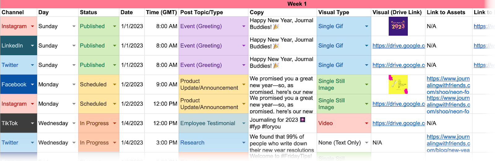 How to Create a Social Media Calendar in 5 Easy Steps (with Template)