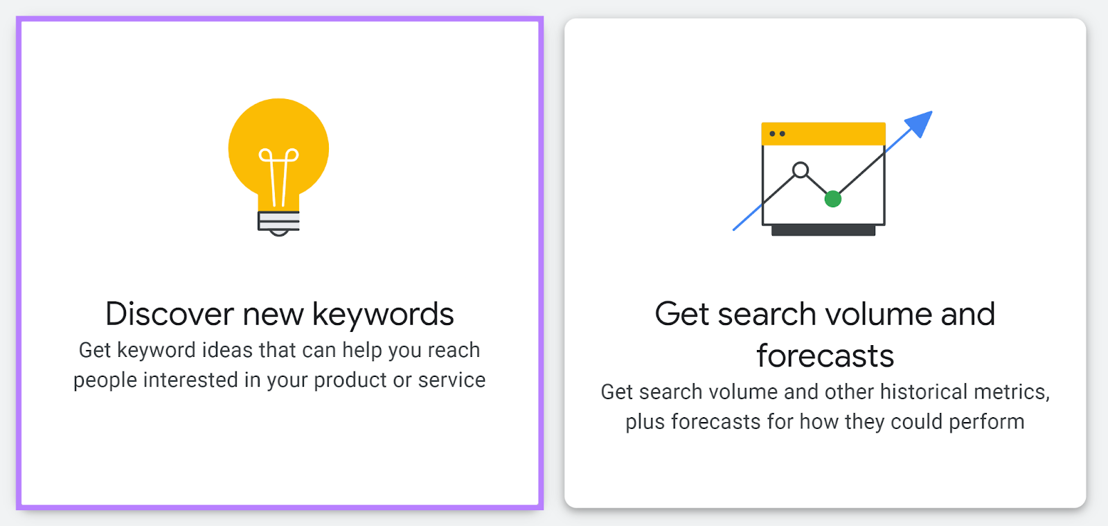 Keyword Planner's "Discover new keywords" option that let's you discover keywords using a website URL