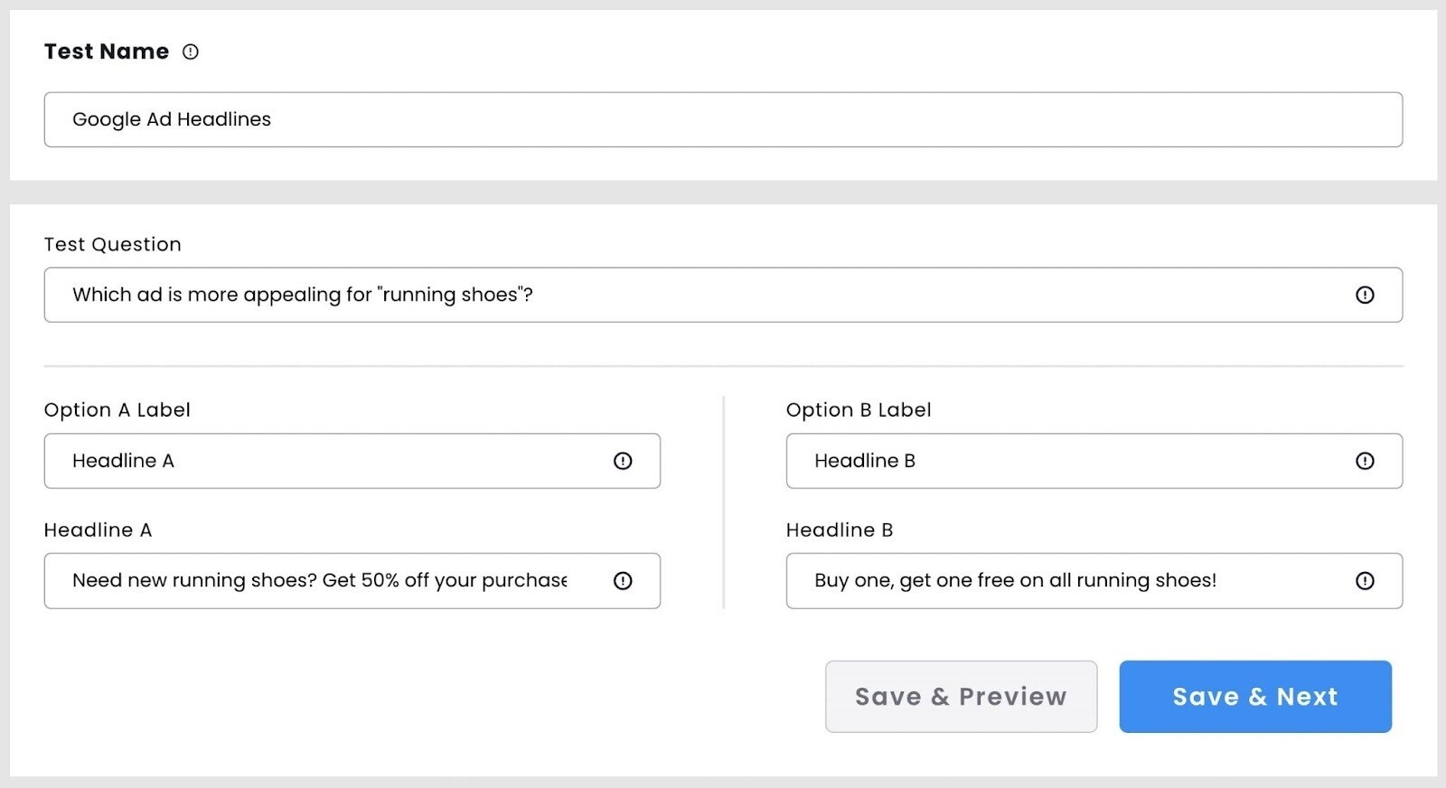 Headline Optimizer helps you create and optimize Google Ads headlines and run A/B tests