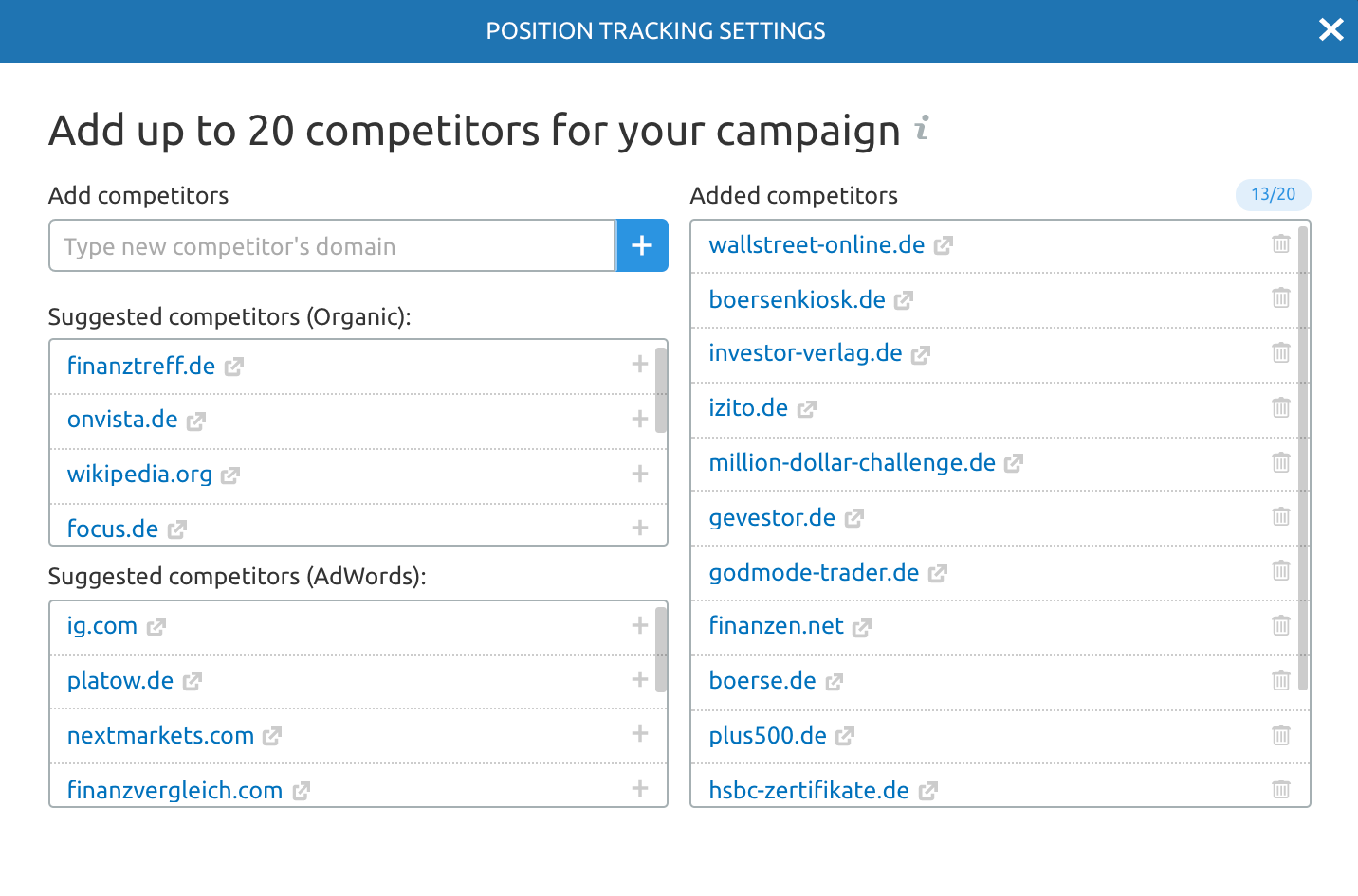 Website Ranking und Keyword Ranking richtig abfragen