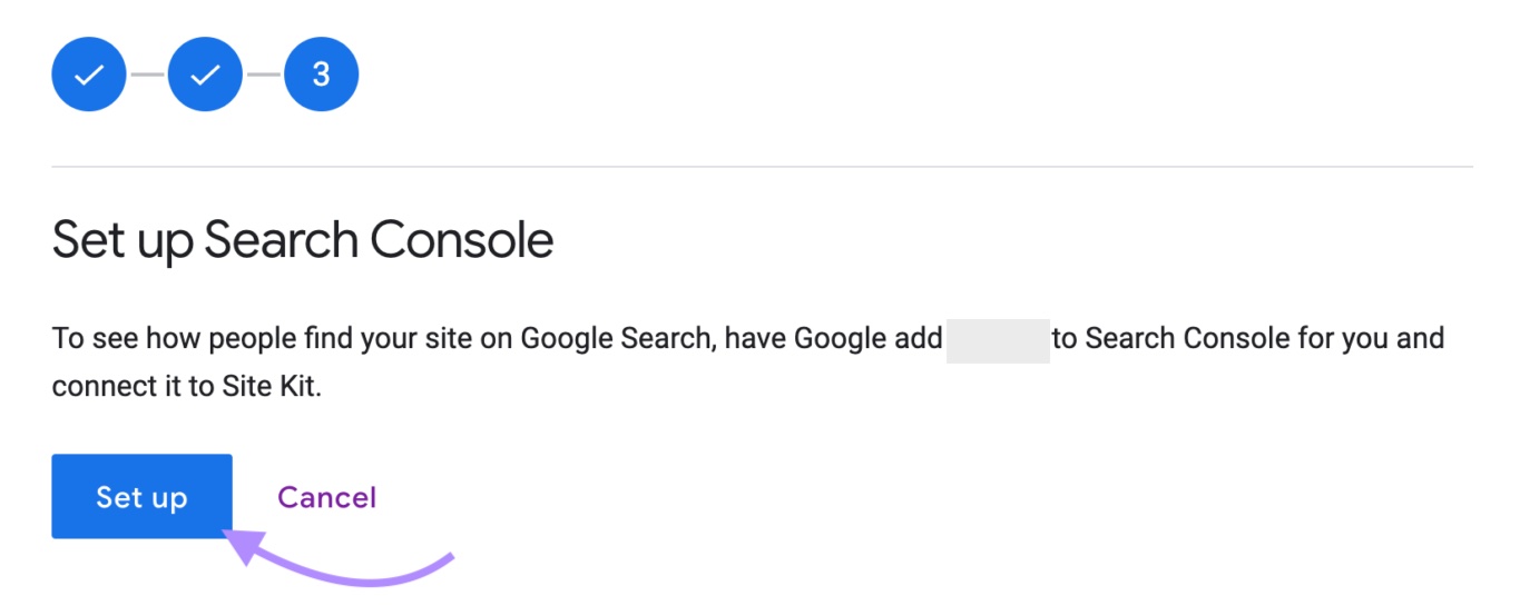Set up Search Console