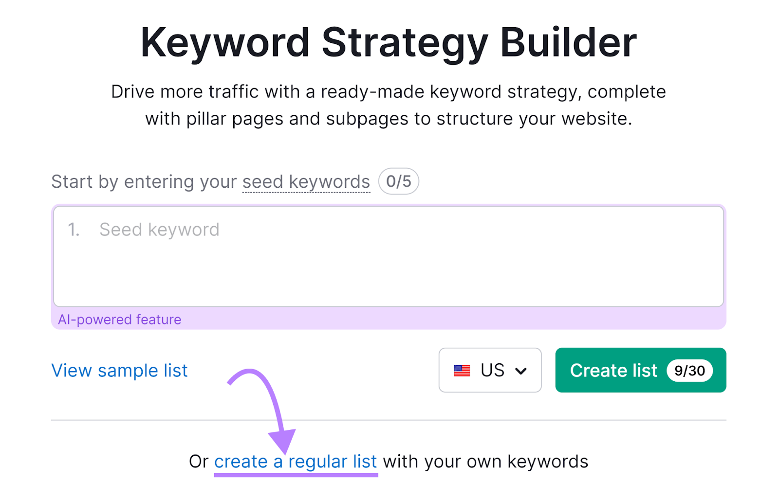 Create a regular   database  nexus  highlighted.