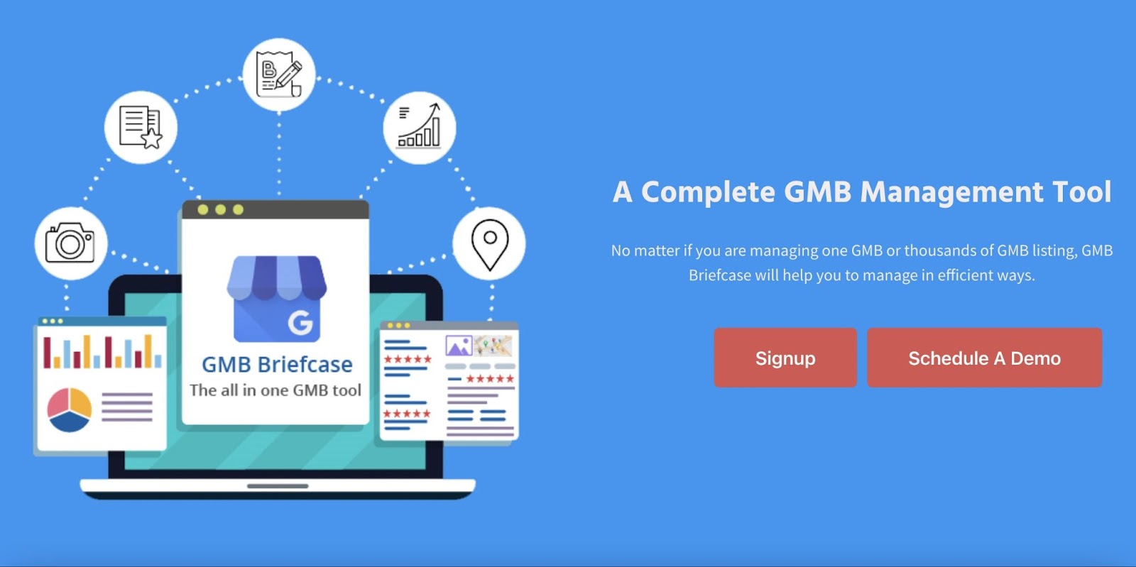 GMB Briefcase landing page