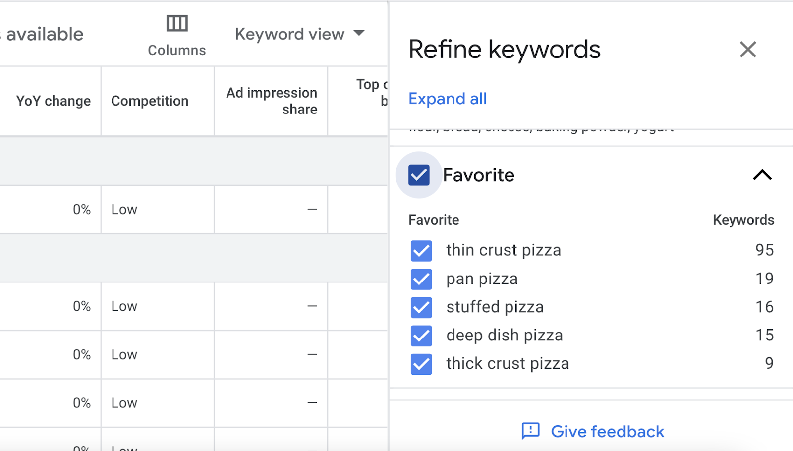 expanded presumption     amusement   related keywords similar  "thin pizza crust," "pan pizza," "stuffed pizza," and more