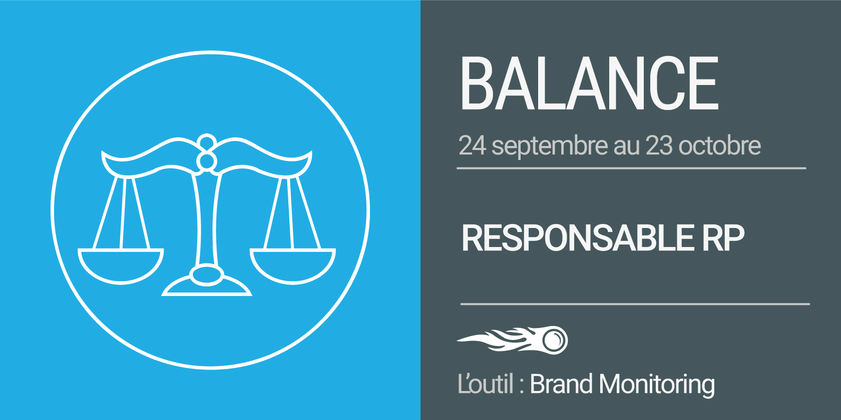 Horoscope SEMrush - Balance - Responsable relations presse