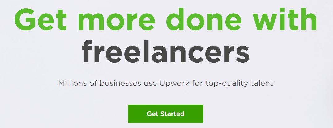 UpWork screenshot