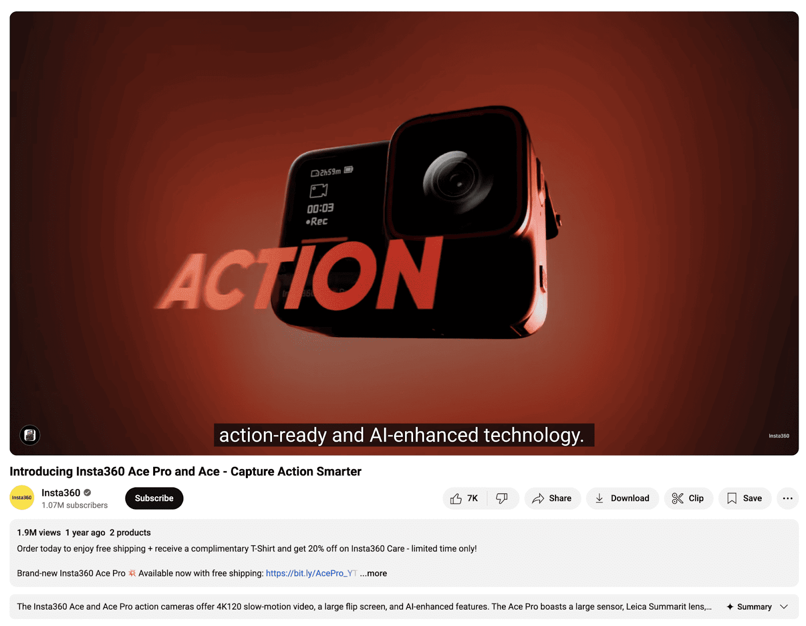 معرفی Insta360 Ace Pro و Ace - Capture Action Smarter ad by Insta360