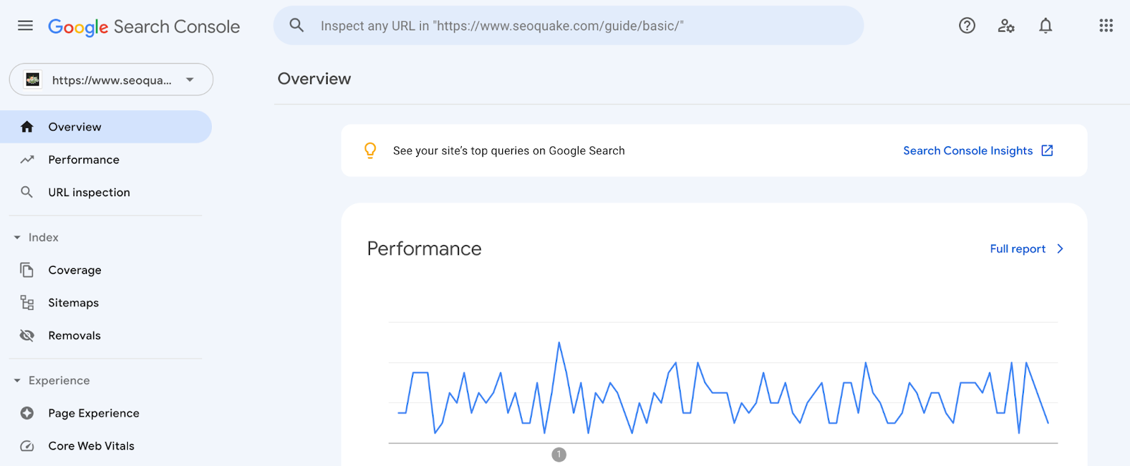 saiba tudo sobre básico de SEO 6 visão geral no google search console