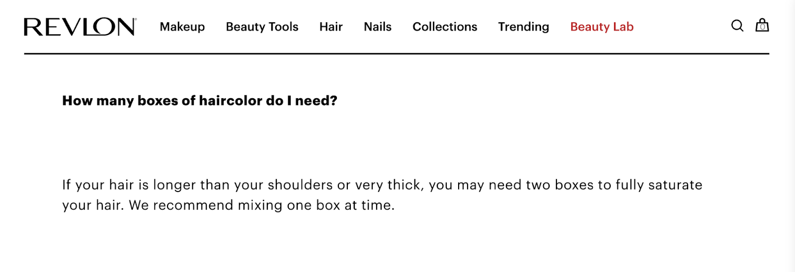 the question   is however  galore  boxes of haircolor bash  I request   and the reply  is 2 sentences with a speedy  recommendation.