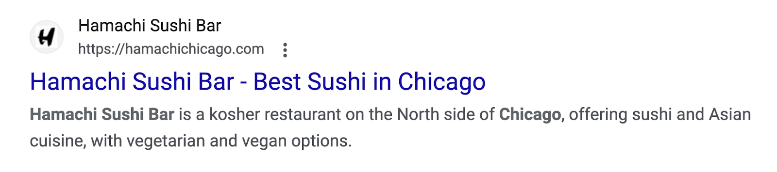 Hamachi Sushi Bar - Best Sushi in Chicago