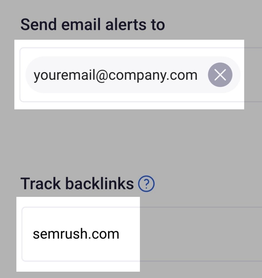 track backlinks with email