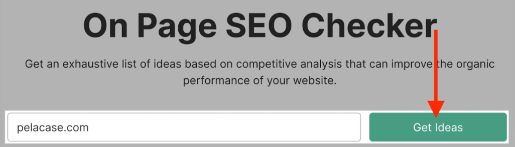 on page seo checker start