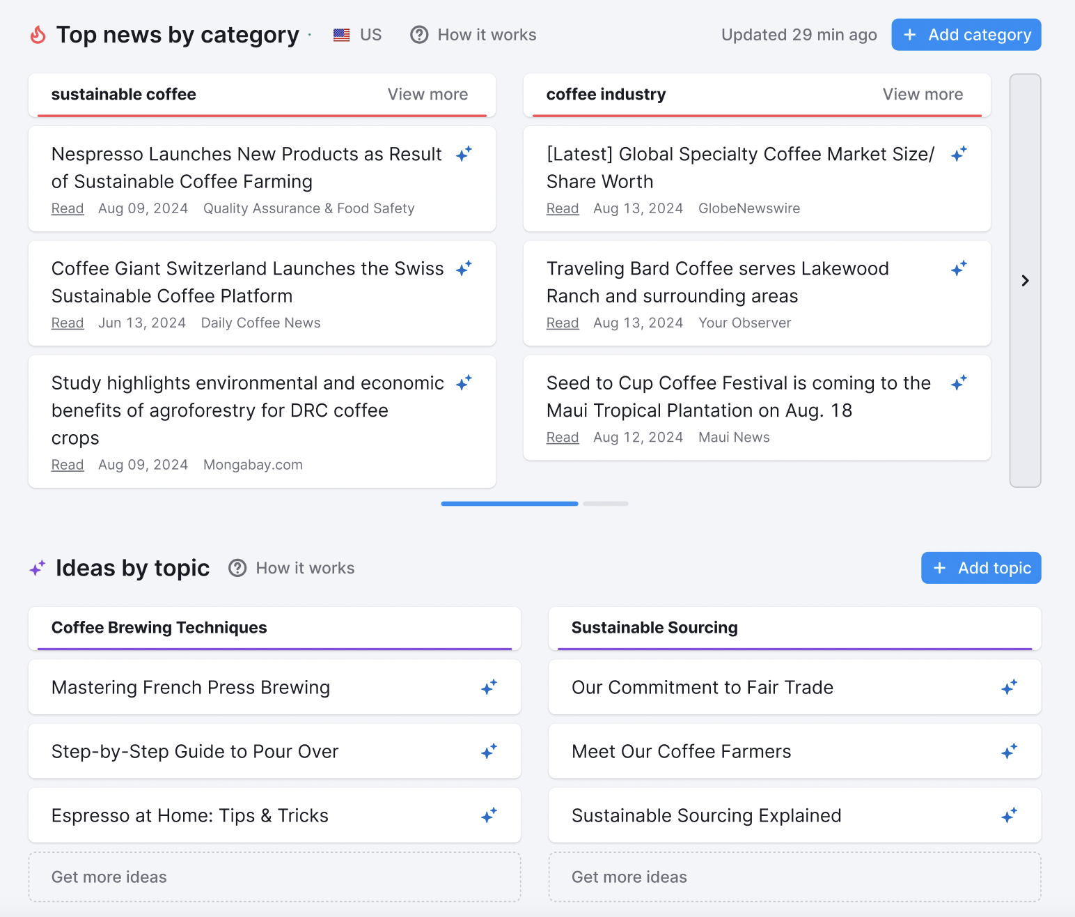 Accelerate engagement connected  Facebook with Semrush Social Content AI