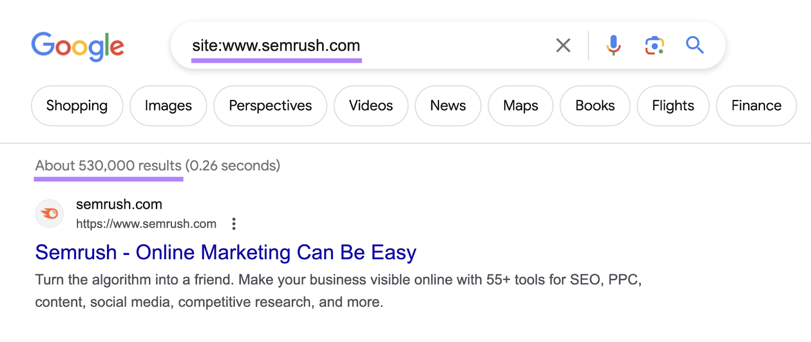 www.semrush.com” search