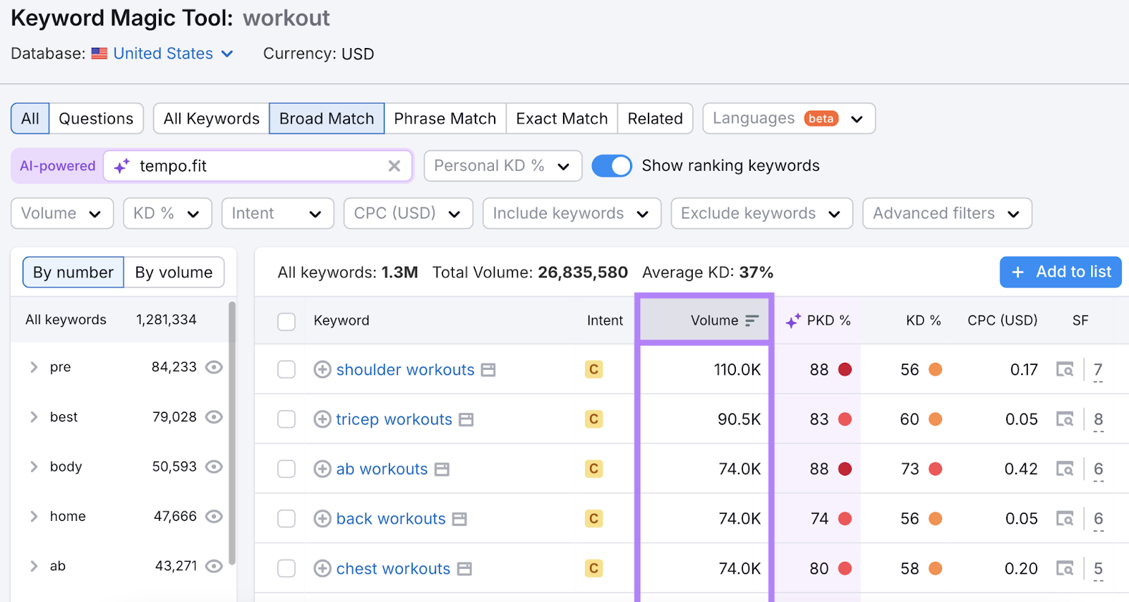 search measurement   file  highlighted