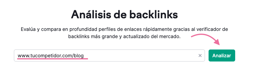 Analiza el dominio de tus competidores con Semrush