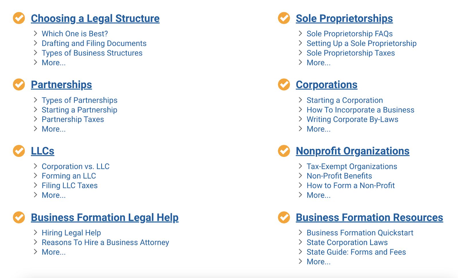 FindLaw's topic cluster about incorporation and legal structures