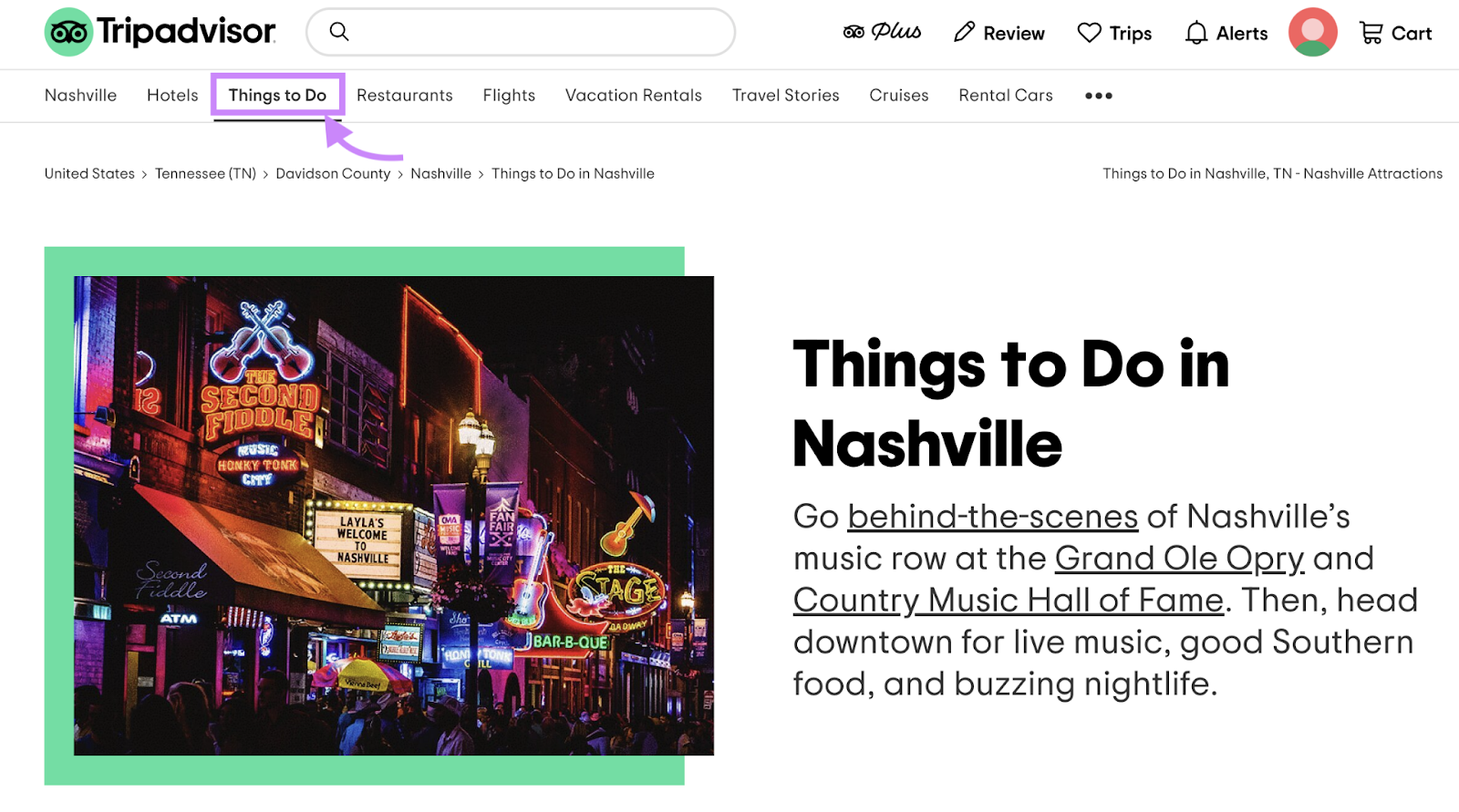 "cosas que hacer en Nashville"