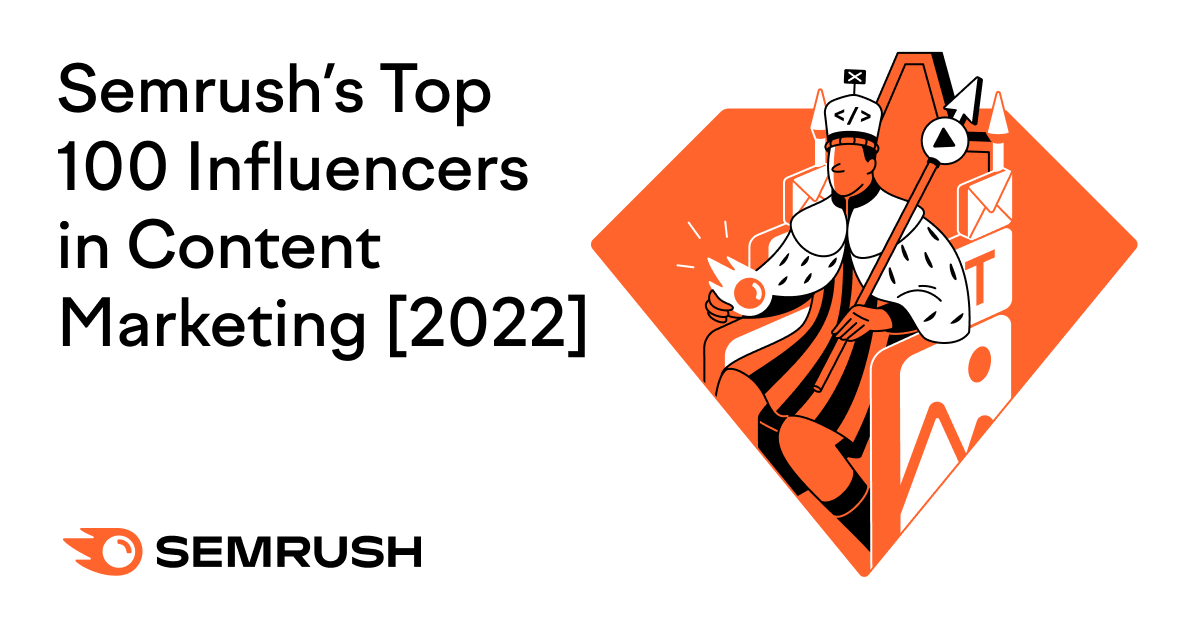 Semrush’s Prime 100 Influencers in Content material Advertising [2022]