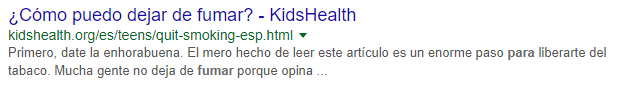 Pérdida de posicionamiento en Google - Ejemplo de título con una pregunta