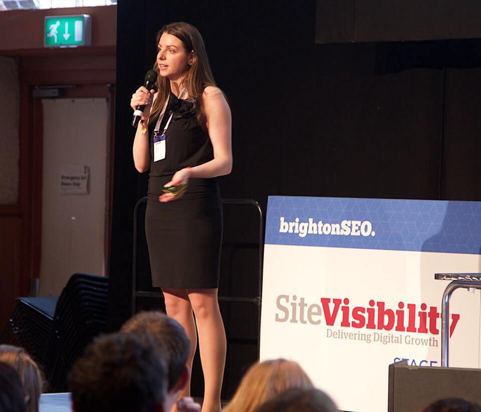 Olga Andrienko parla a BrightonSEO