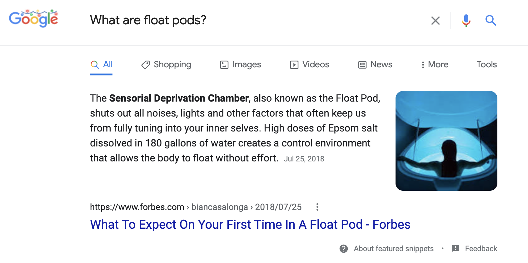 Float pods特色片段