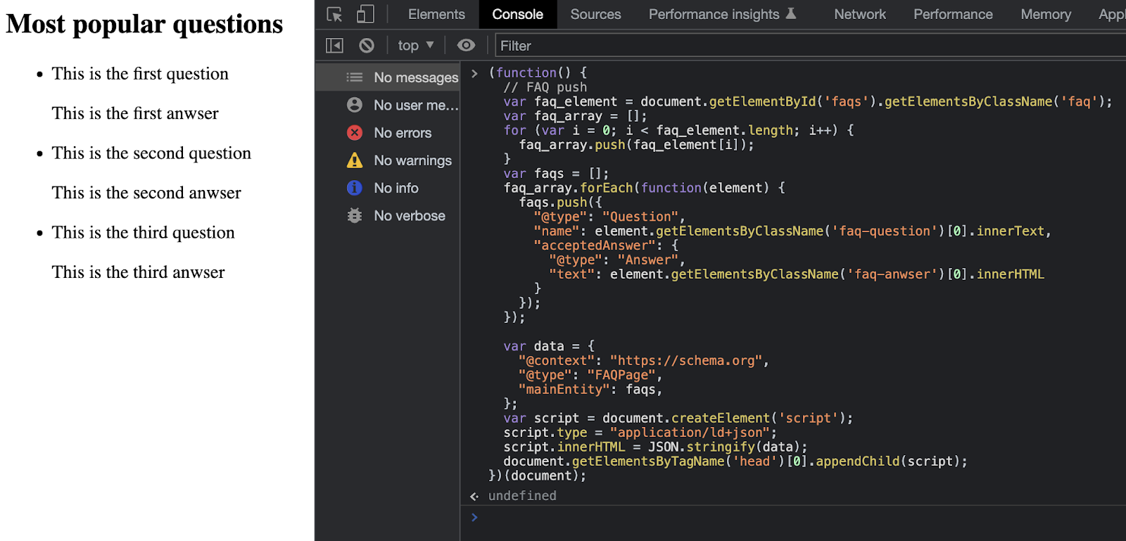 SEO Split-Test and Analyze FAQPage Structured Data (Yourself)