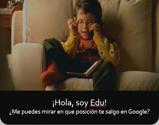 Edu se posiciona en Google