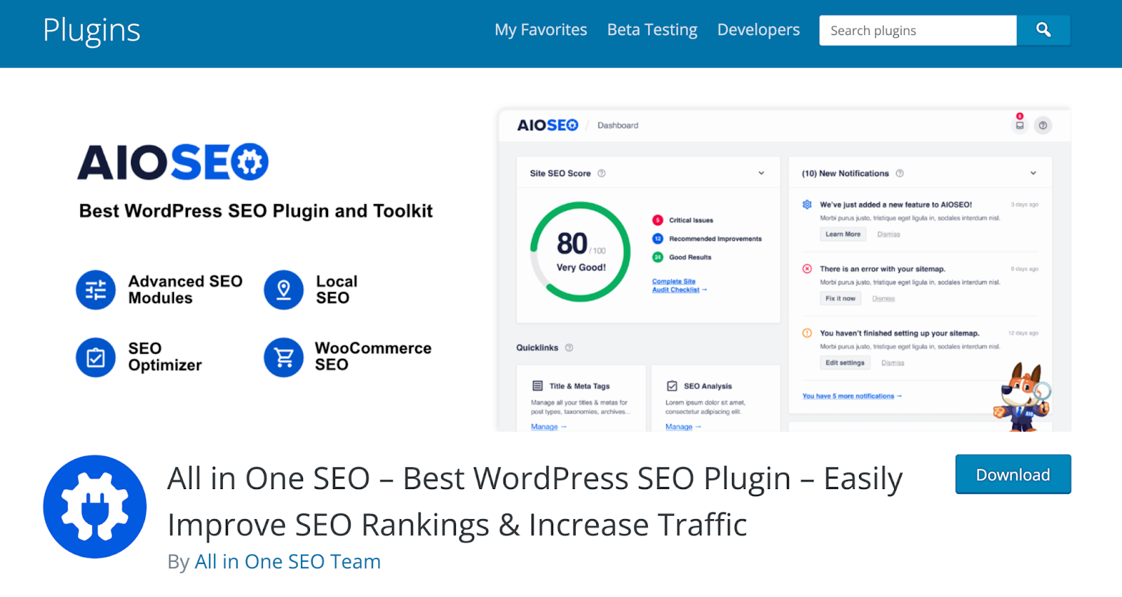 Plugin SEO Todo en Uno