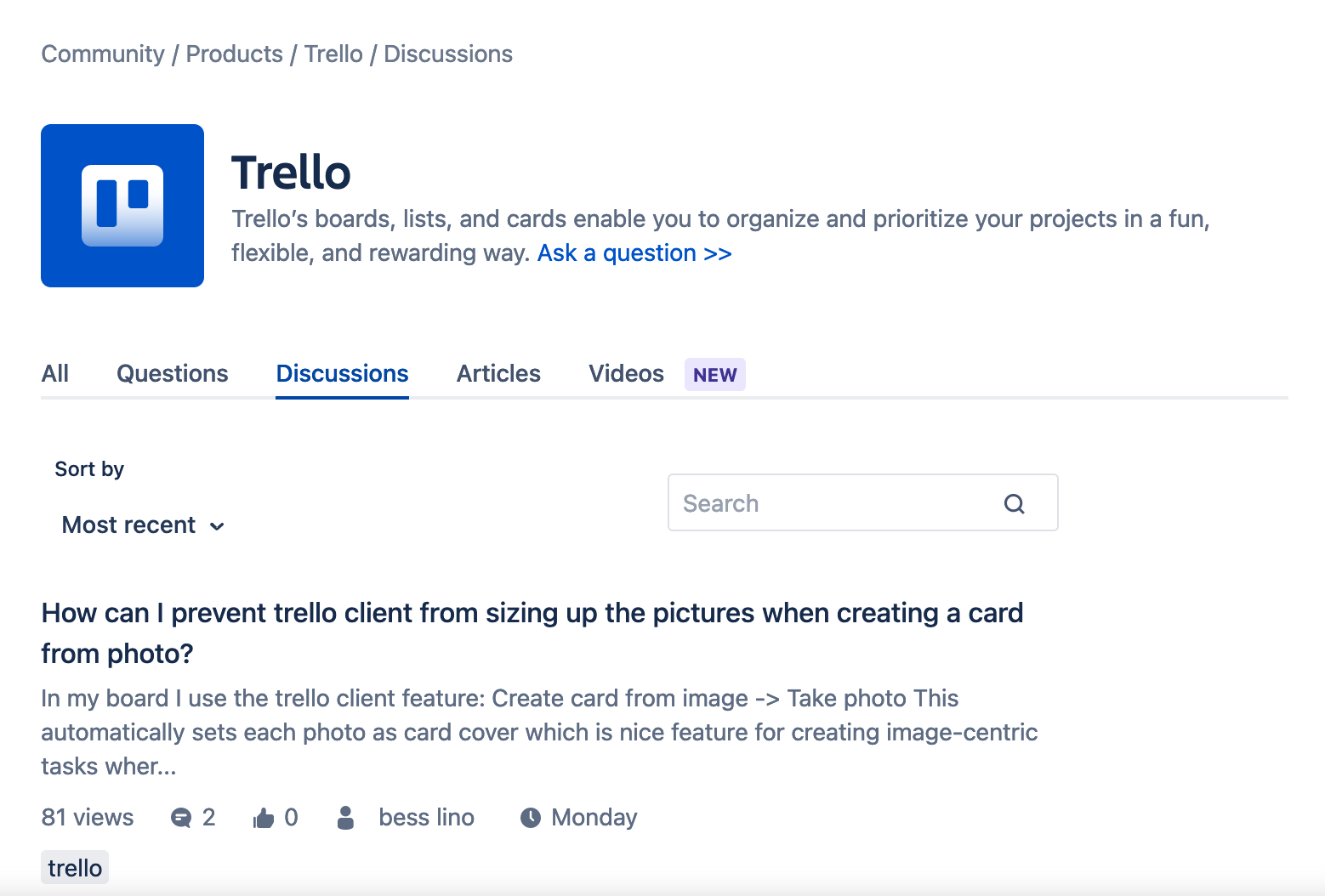 trello discussions