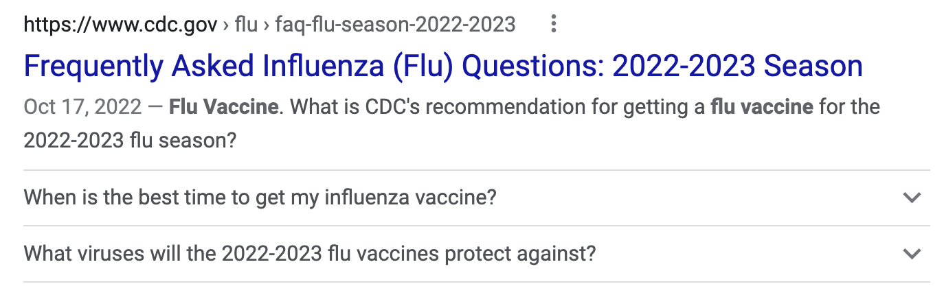 faq influenza